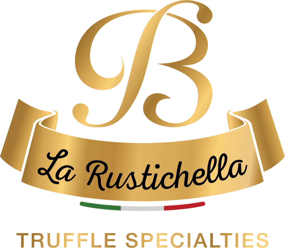 Logo La Rustichella: specialità al tartufo, prodotti italiani di alta qualità. Scopri il gusto autentico del tartufo.