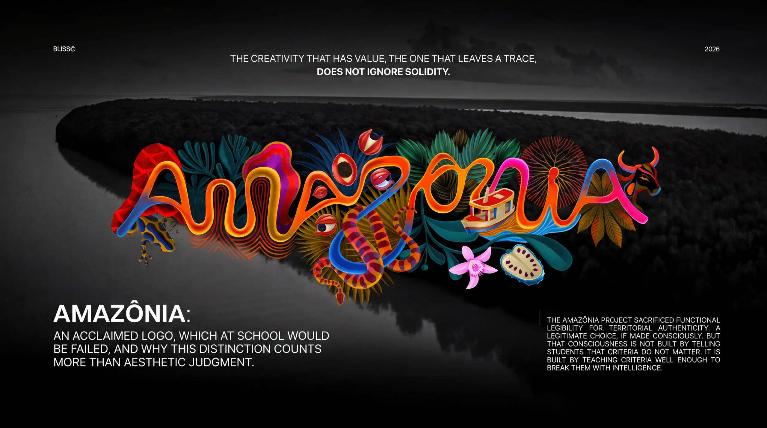 Amazzonia logo colorato su sfondo forestale, design creativo per pagina Bozza automatica. Grafica accattivante, stile unico.