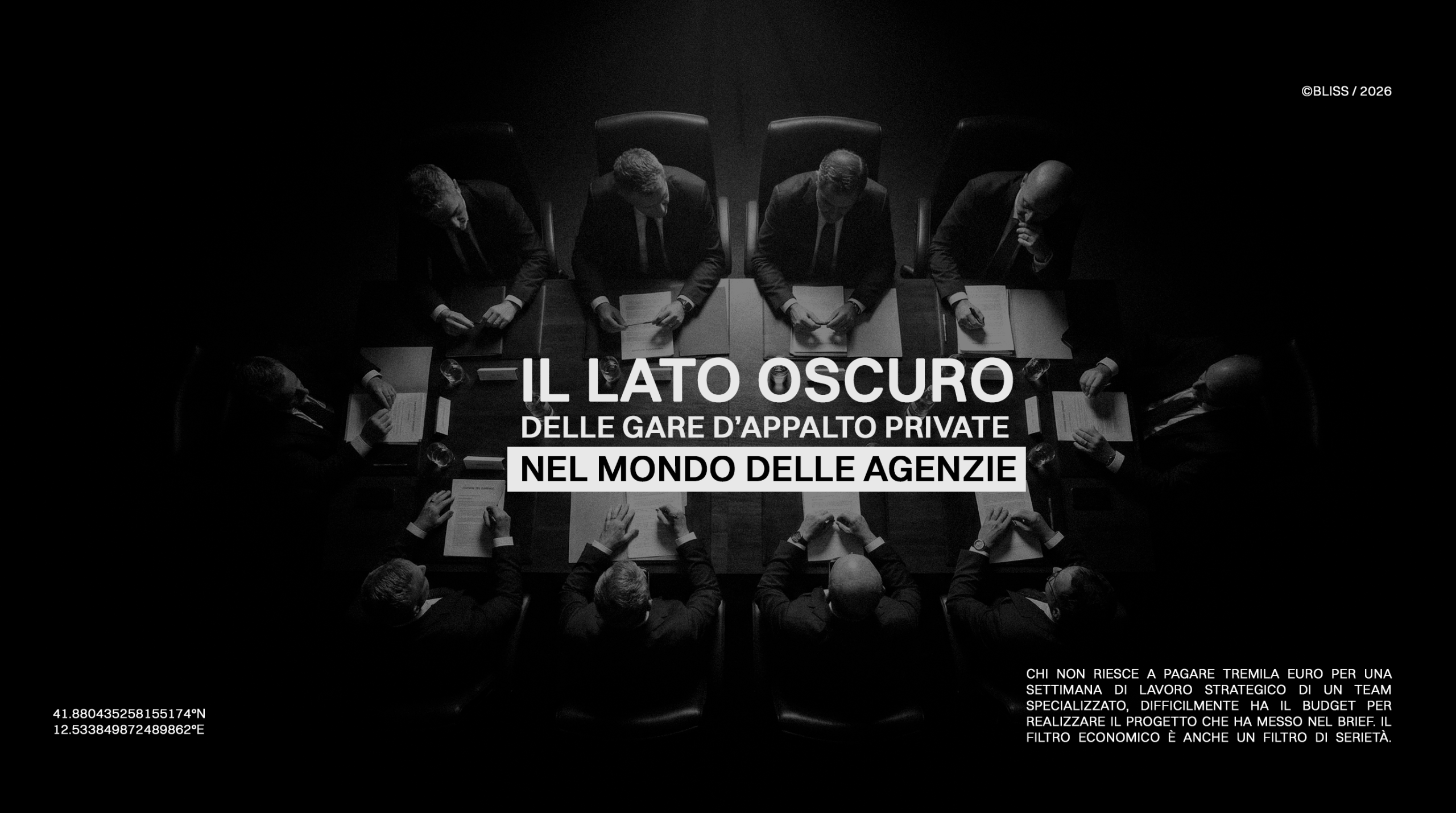 Il lato oscuro delle gare d’appalto private: analisi e implicazioni per le agenzie. Focus sulle dinamiche occulte.