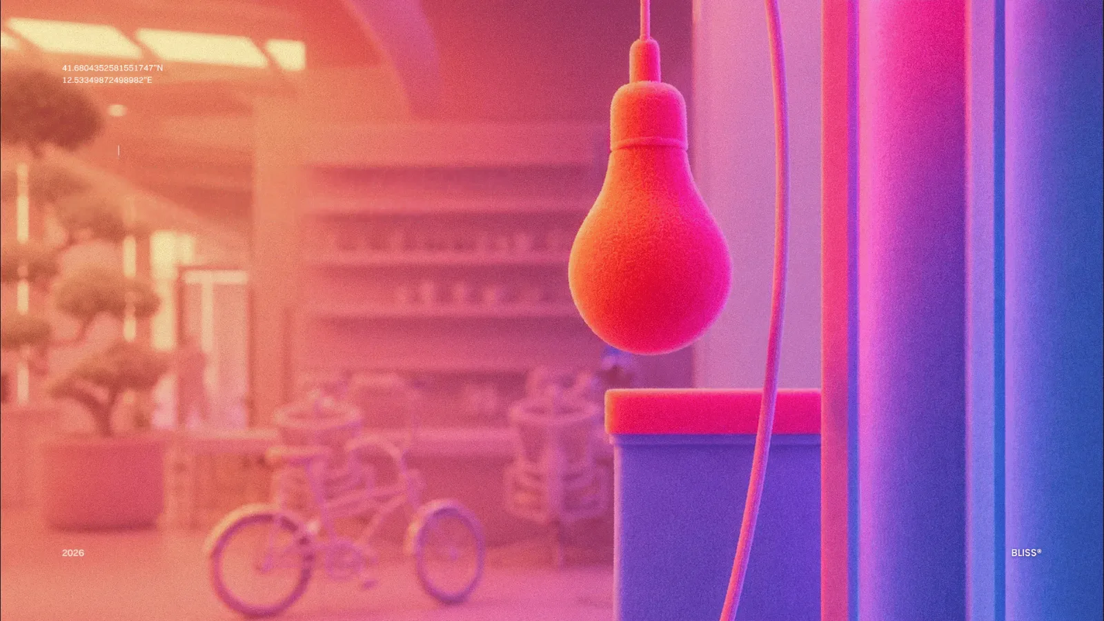 Come scegliere un'agenzia di marketing nel 2026? Grafica con lampadina e bici. Guida completa per agenzie marketing future.