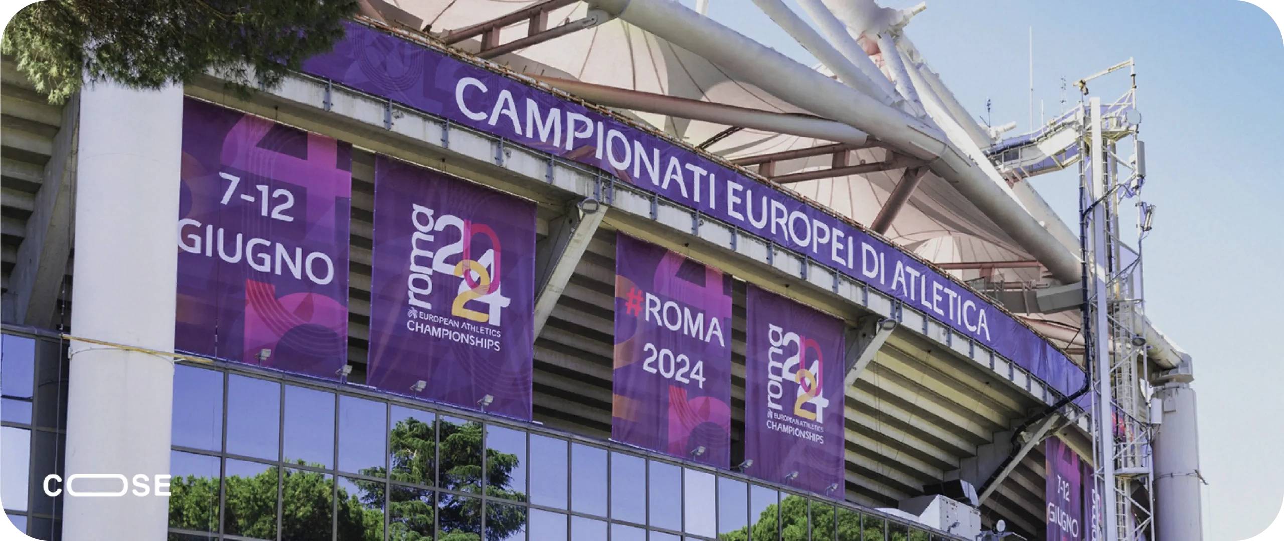 Stadio a Roma per i Campionati Europei di Atletica 2024. Agenzie di marketing sportivo per eventi come questo.