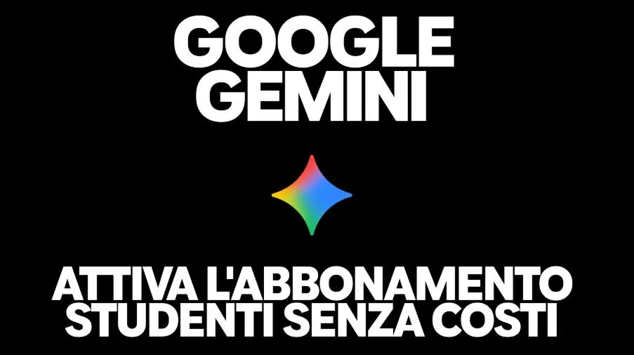 Offerta Google Gemini per studenti con Google AI Plus gratuito per 12 mesi