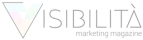 Logo di Visibilità Marketing Magazine con una V stilizzata, rivista di marketing in Italia.